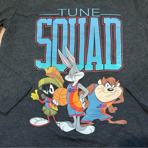 Bundle Long Sleeve Boys Size 8 Pokémon, Transformers, Minecraft & Space Jam Tops - Picture 13 of 16